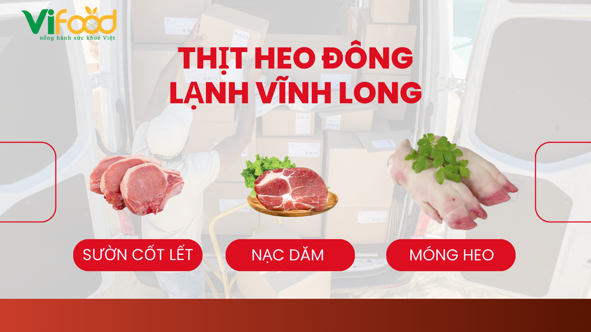 Địa chỉ bán thịt heo đông lạnh tại Vĩnh Long