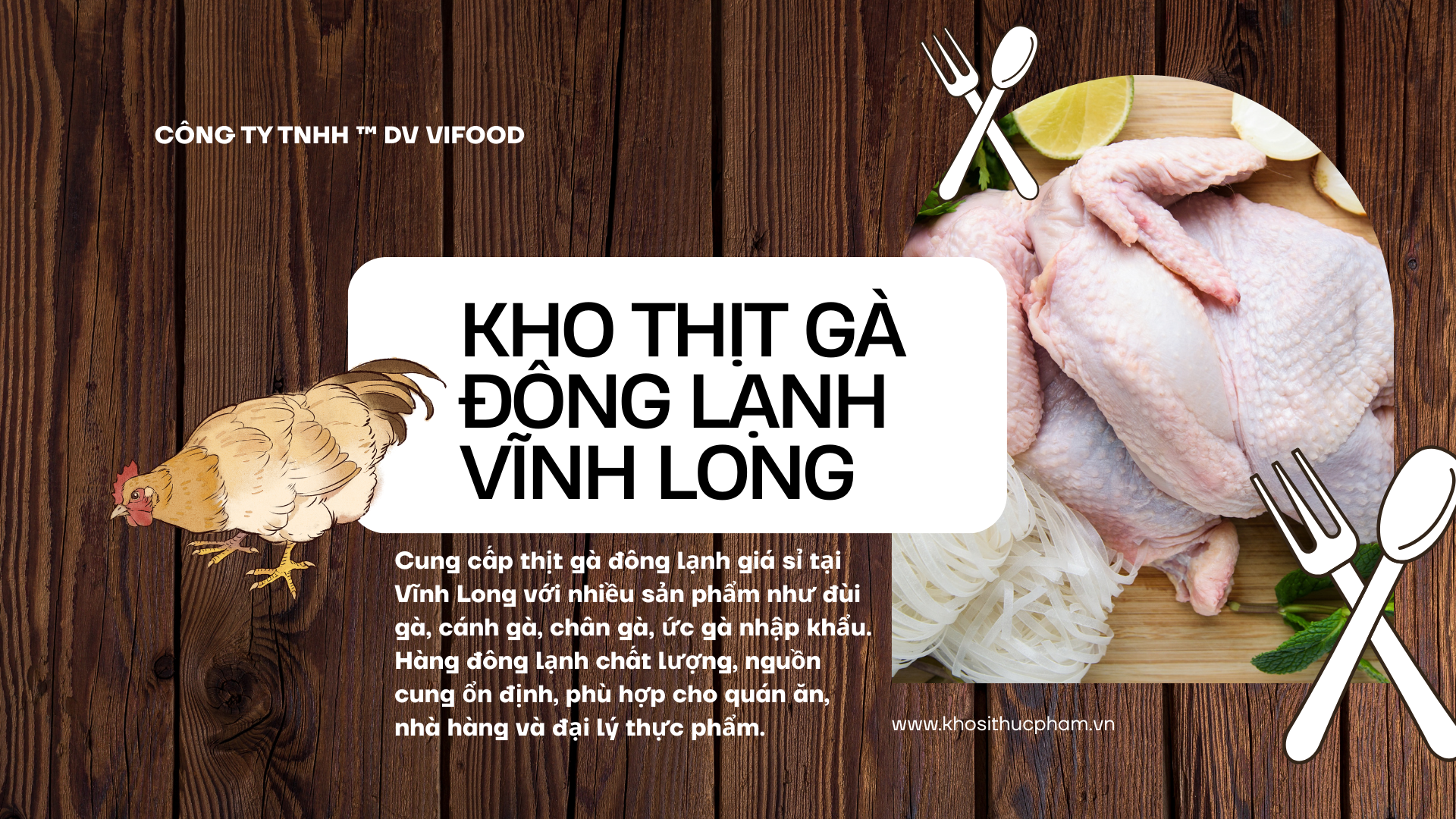 Thịt Gà Đông Lạnh Vĩnh Long Giá Sỉ | Gà Nhập Khẩu Chất Lượng