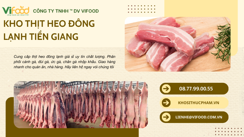 Thịt heo nhập khẩu giá sỉ Tiền Giang