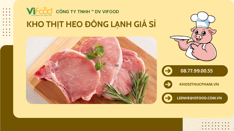 Kho thịt heo đông lạnh tại Bạc Liêu