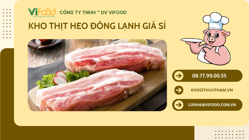 Địa chỉ bán thịt heo đông lạnh tại Bình Dương