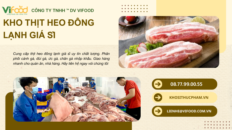 Địa chỉ bán thịt heo đông lạnh tại Tây Ninh
