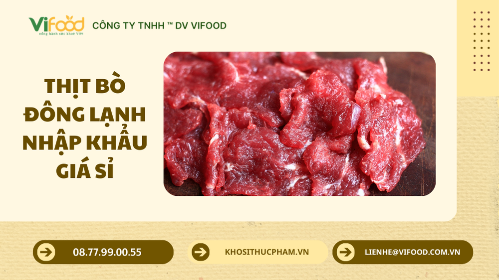 Thịt bò nhập khẩu giá sỉ Tiền Giang
