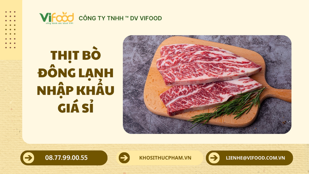 Địa chỉ bán thịt bò đông lạnh tại Bến Tre