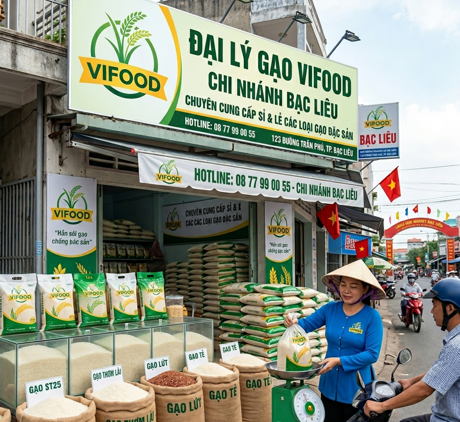 Đại Lý Gạo Bạc Liêu Giao Tận Nhà | Gạo Ngon Giá Rẻ Gần Đây