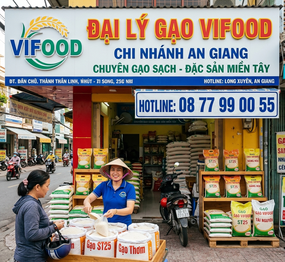 đại lý gạo long xuyên an giang