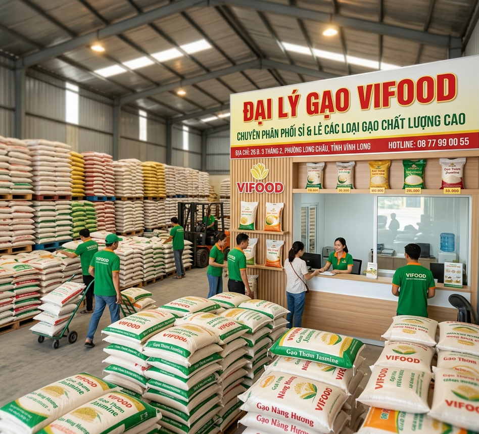 đại lý gạo vĩnh long giá sỉ