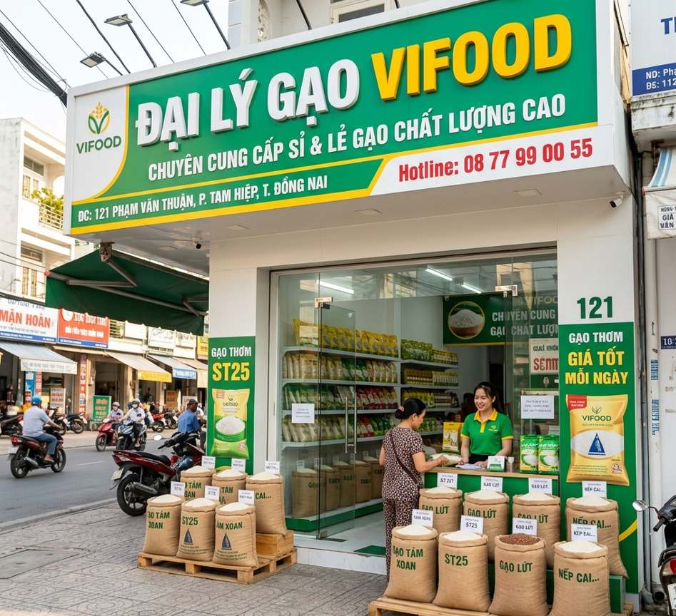 Gạo Ngon Giá Sỉ Biên Hòa Đồng Nai | Cung Cấp Cho Đại Lý – Giao Nhanh