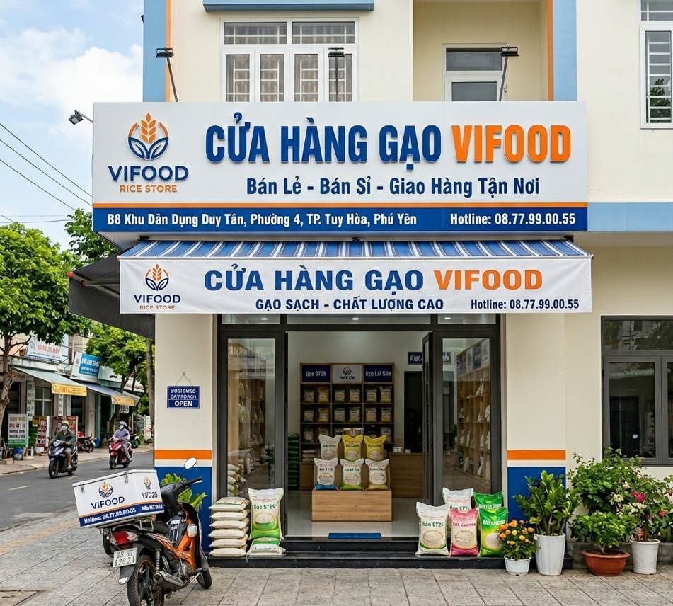 Nhà Máy Gạo VIFOOD Phú Yên | Gạo Chất Lượng Miền Trung – Giá Sỉ Tận Gốc