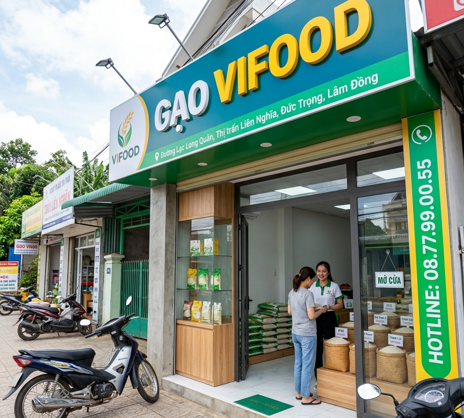 đại lý gạo lâm đồng giá sỉ