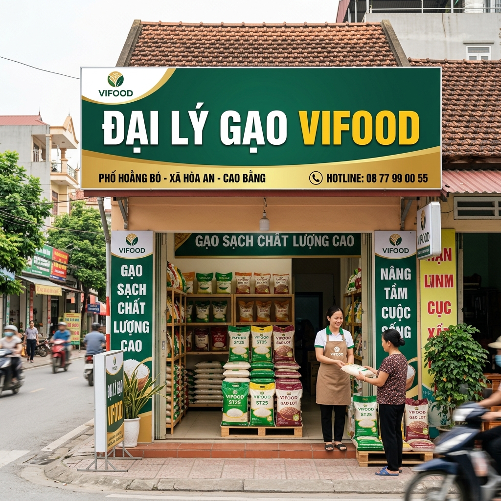 nhà phân phối gạo cao bằng giá sỉ
