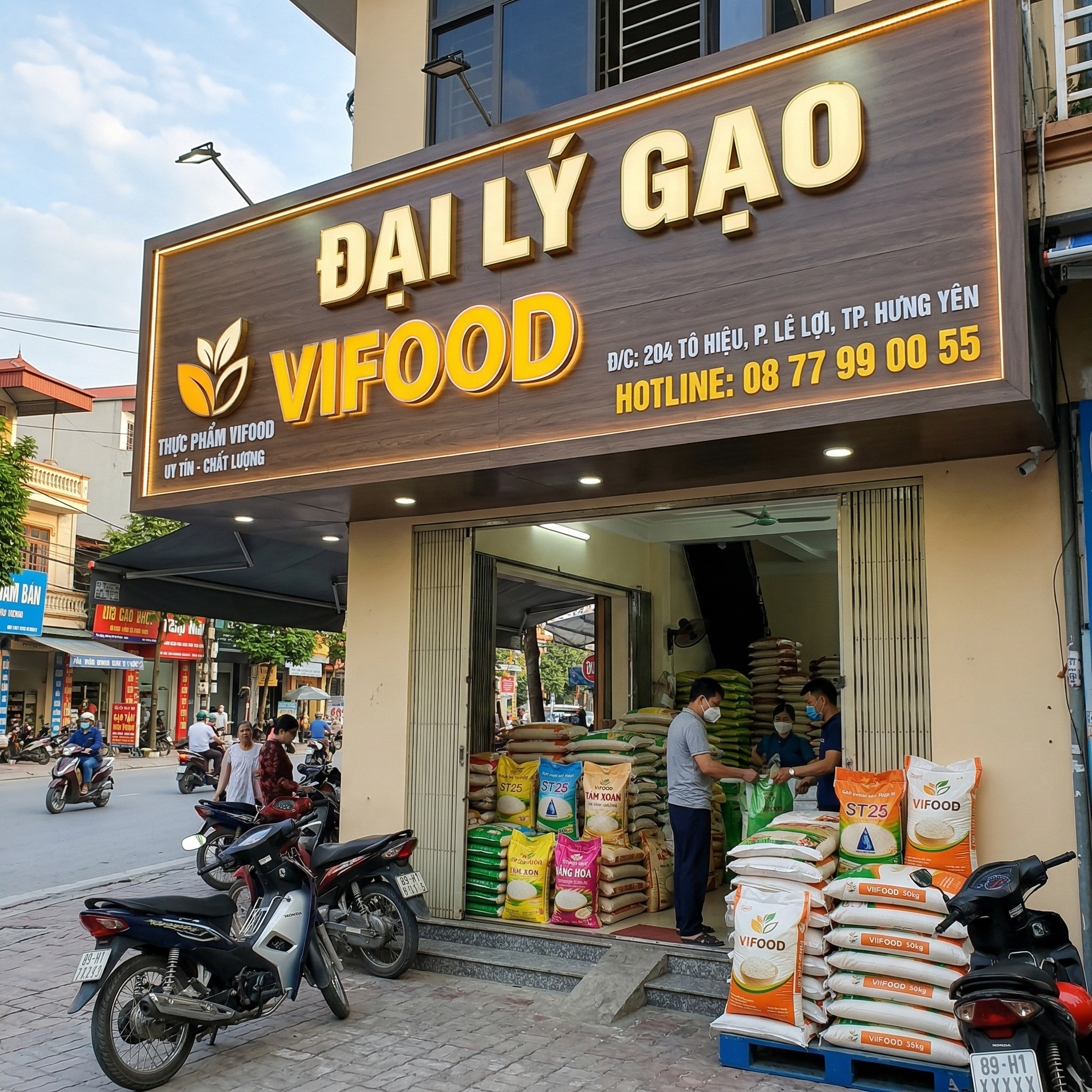 đại lý gạo hưng yên giá sỉ