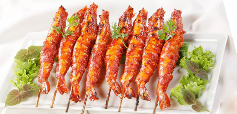 món ăn từ tôm sú tươi sống