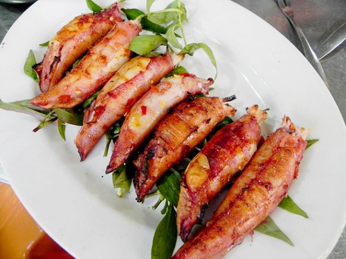 mực sim nướng muối ớt