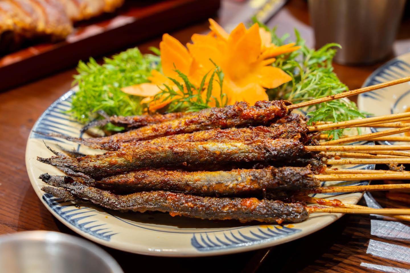 cá kèo nướng muối ớt