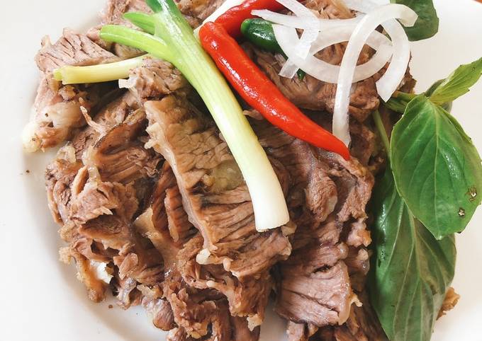 món ăn chế biến từ nạm bụng bò AGRO MS 13