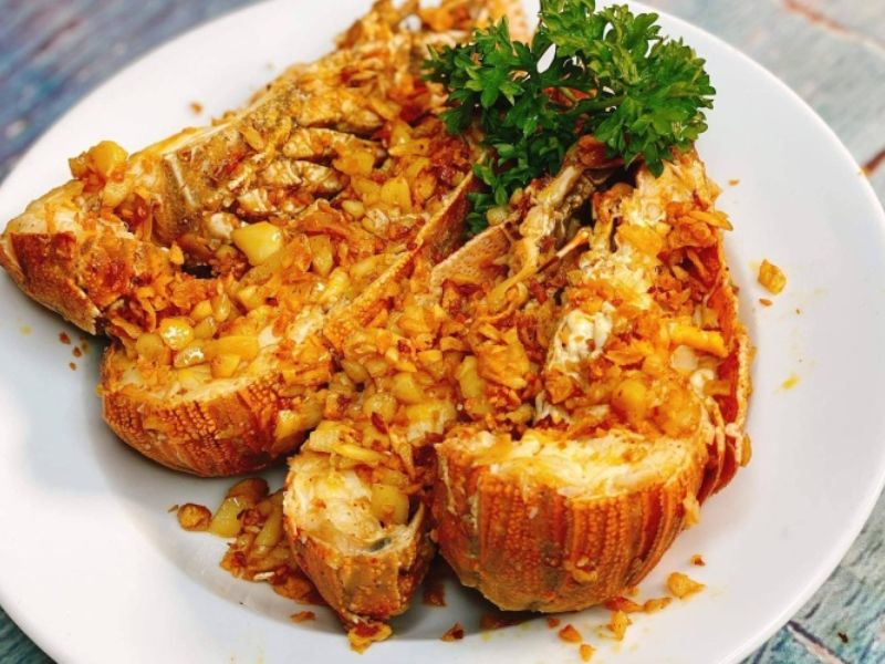 món ngon từ tôm mũ ni đen cao cấp