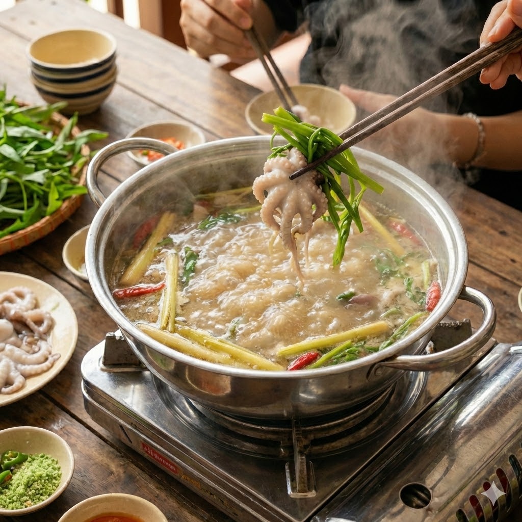 món ngon từ bạch tuộc biển tươi