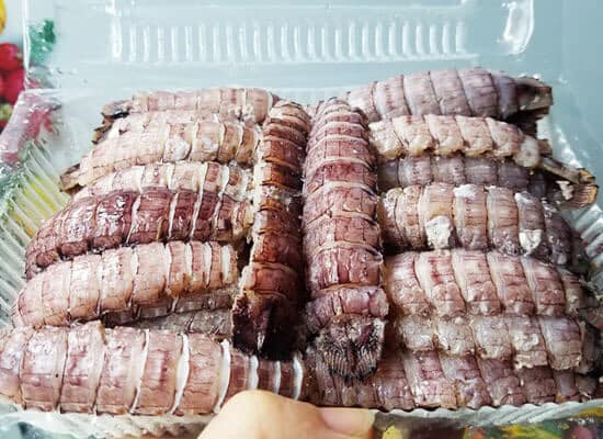 tôm tít gạch bề bề tách vỏ đông lạnh