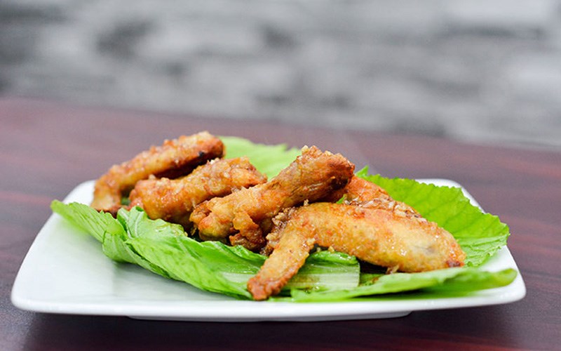 đầu chóp cánh gà chiên giòn