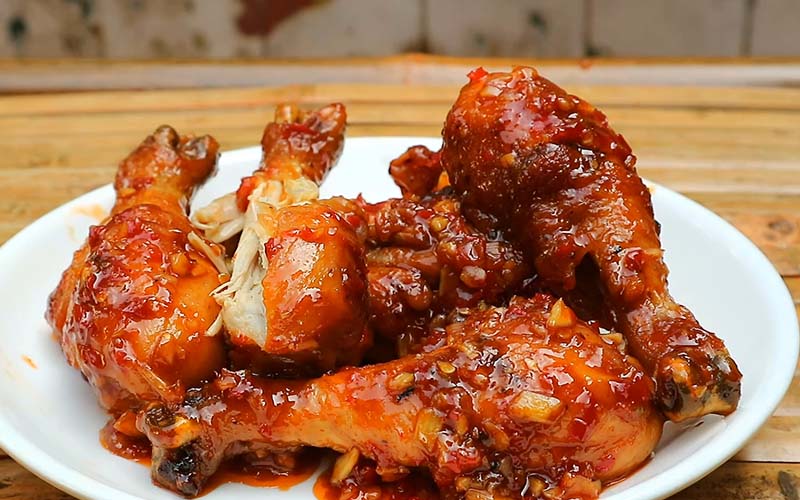 đùi tỏi gà chiên nước mắm