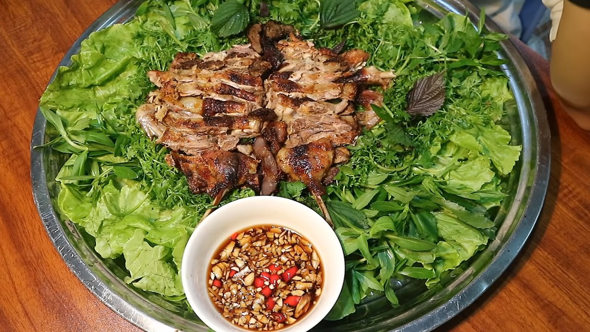 vịt trời nướng