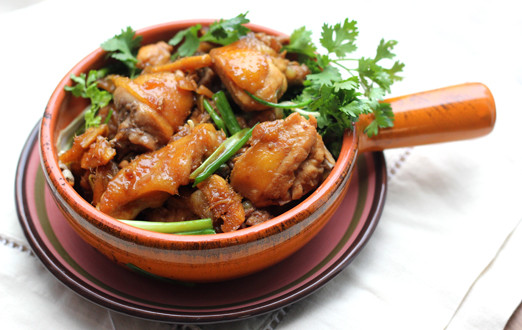 đùi vịt kho gừng