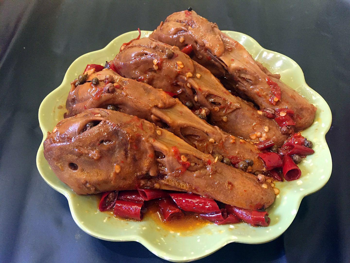 đầu cổ vịt chiên giòn