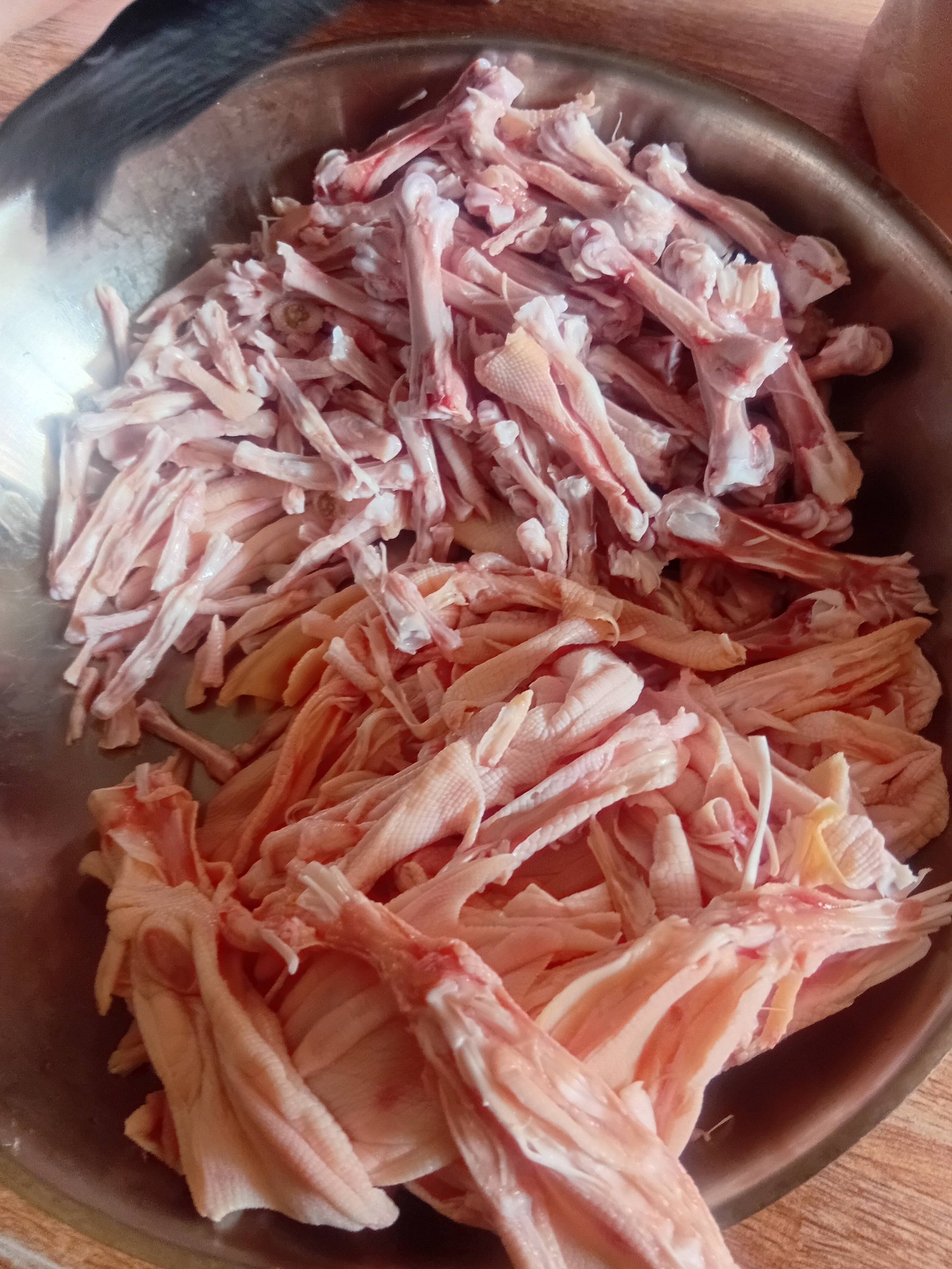 chân vịt rút xương làm sạch