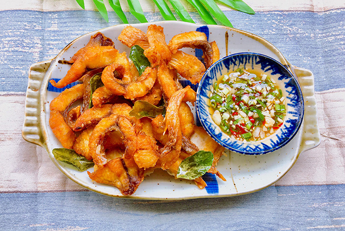 phi lê cá diêu hồng chiên