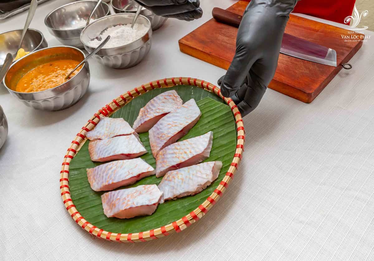 phi lê cá diêu hồng áp chảo