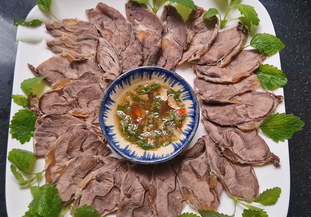 bắp hoa bò luộc