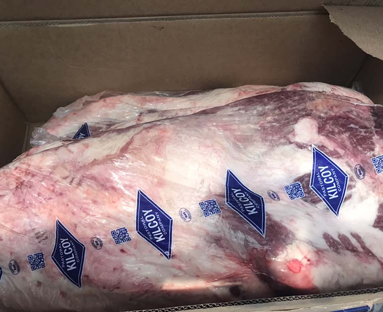 gầu bò úc đông lạnh