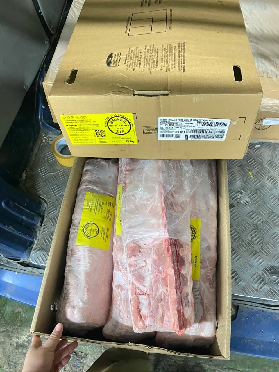 cốt lết heo nhập khẩu brazil