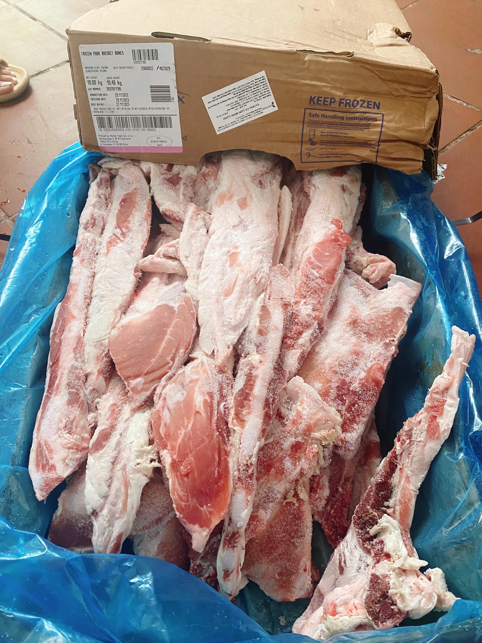 sườn sụn heo animex narrow cut ba lan