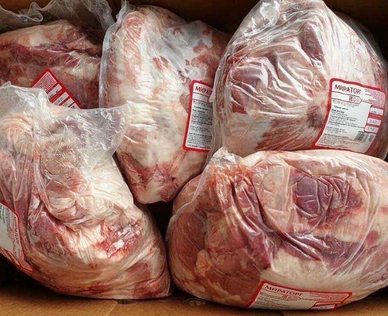 nạc đùi heo đông lạnh nhập khẩu nga
