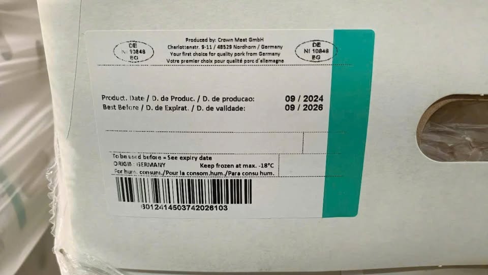 da heo đông lạnh nhập khẩu đức