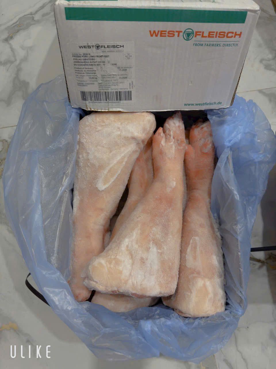 chân giò heo trước west fleisch