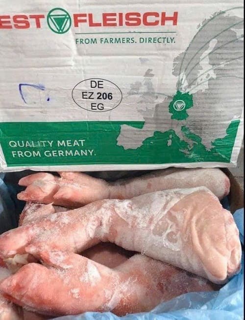 chân giò heo trước giá sỉ