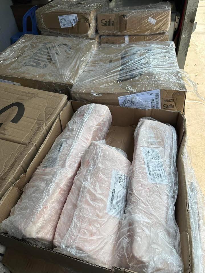 cốt lết heo đông lạnh sadia nhập khẩu