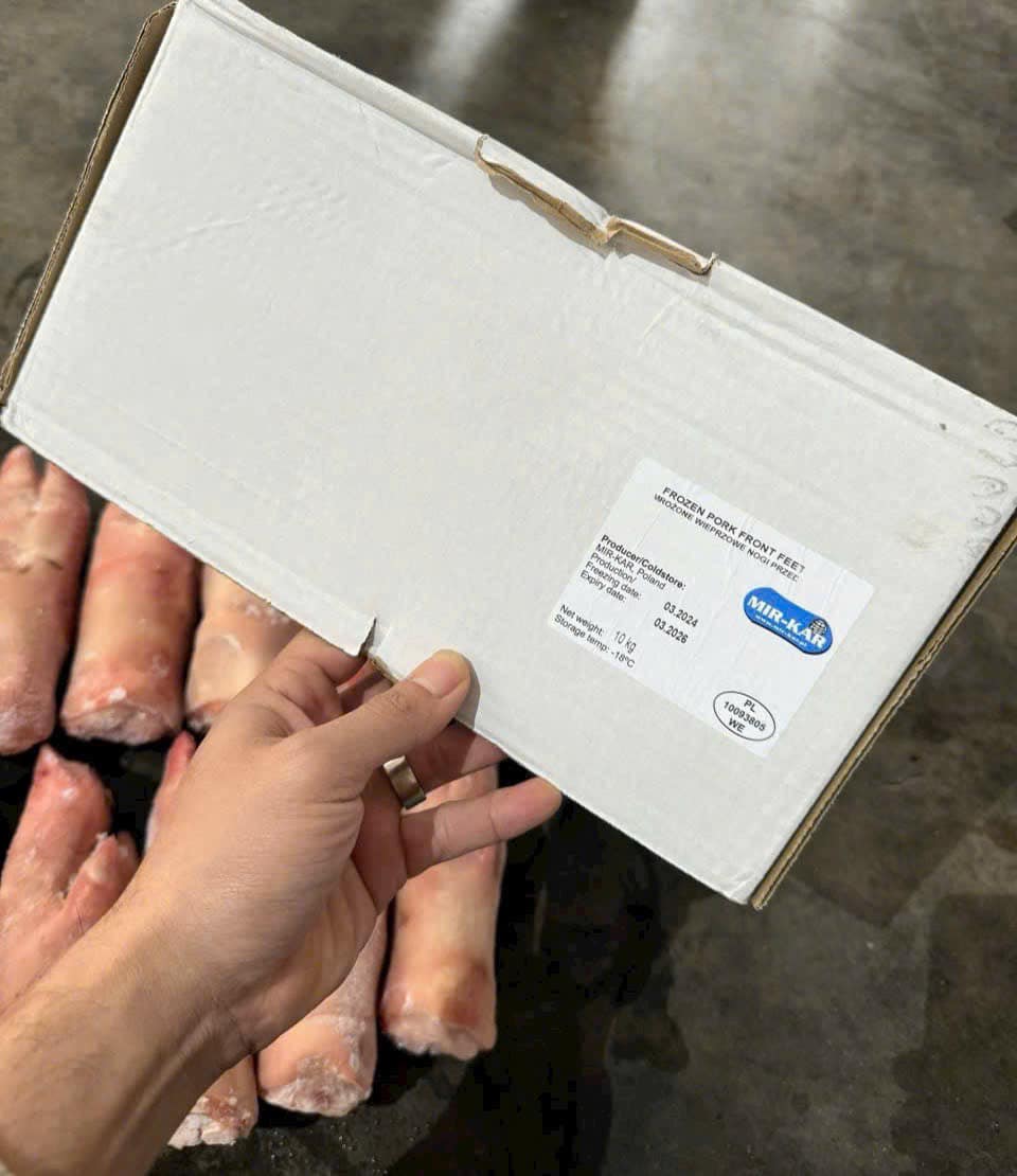 móng heo trước mir kar ba lan