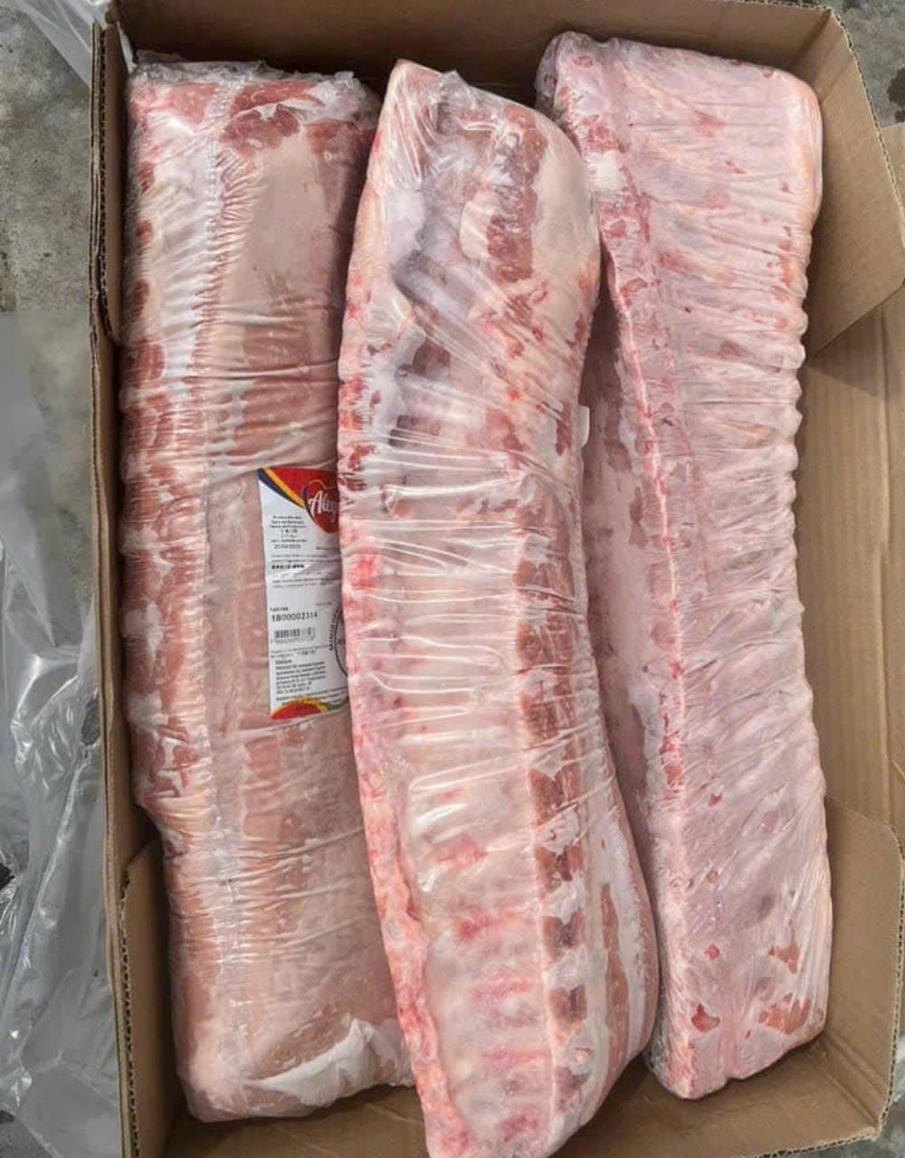 cốt lết heo đông lạnh alegra nhập khẩu