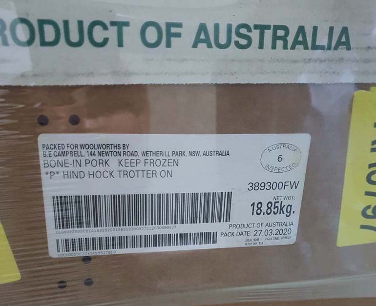 chân heo sau meat company giá sỉ