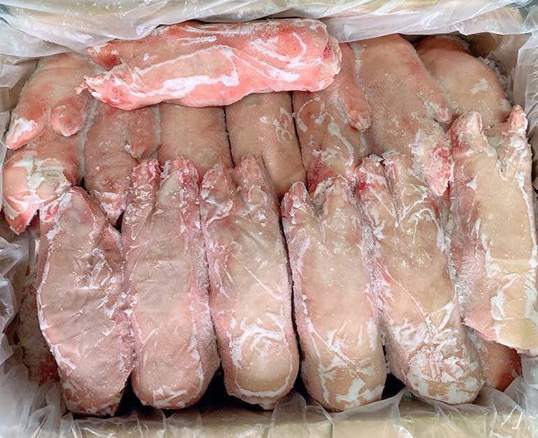 dựng heo đông lạnh nhập khẩu úc