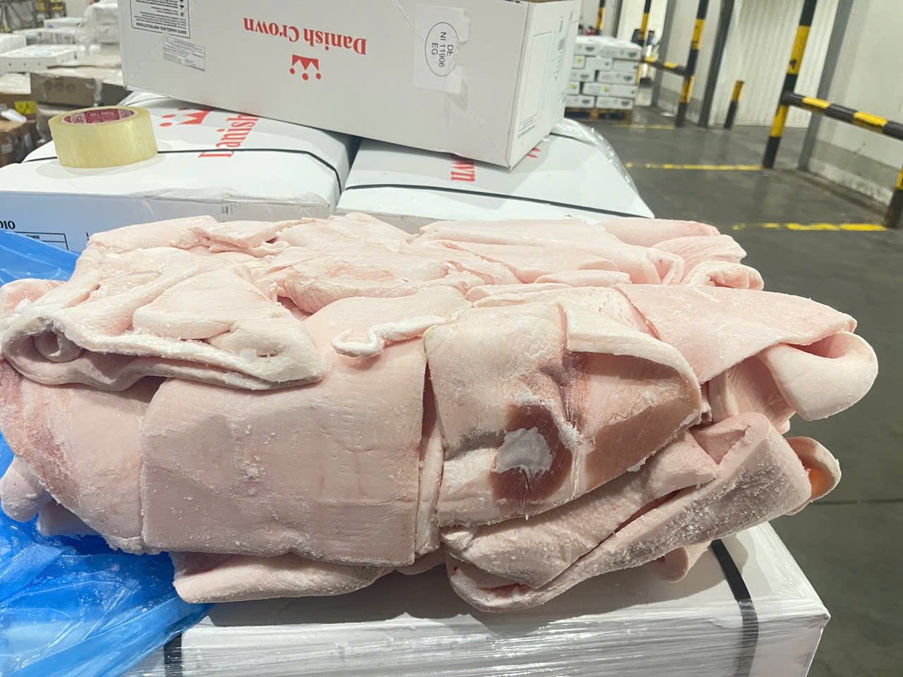 mỡ heo đông lạnh nhập khẩu đức