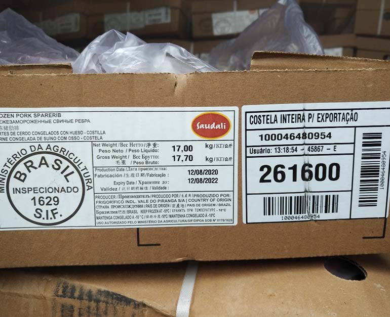 sườn bẹ heo saudali brazil