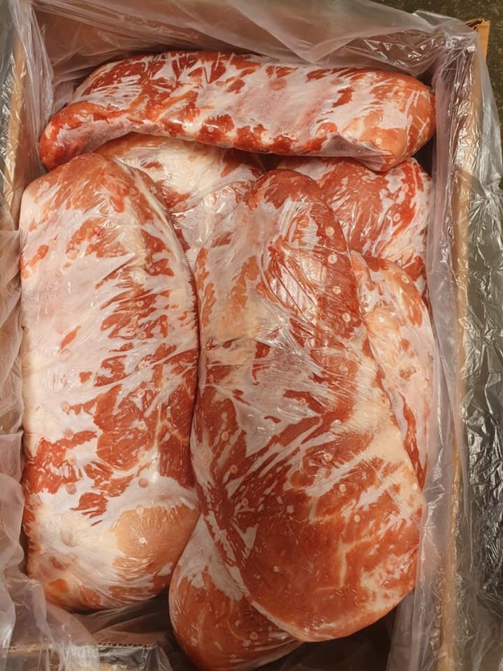 sườn bẹ heo đông lạnh nhập khẩu brazil