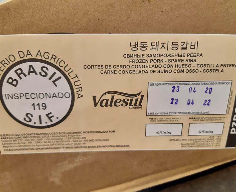 sườn bẹ heo valesul giá sỉ