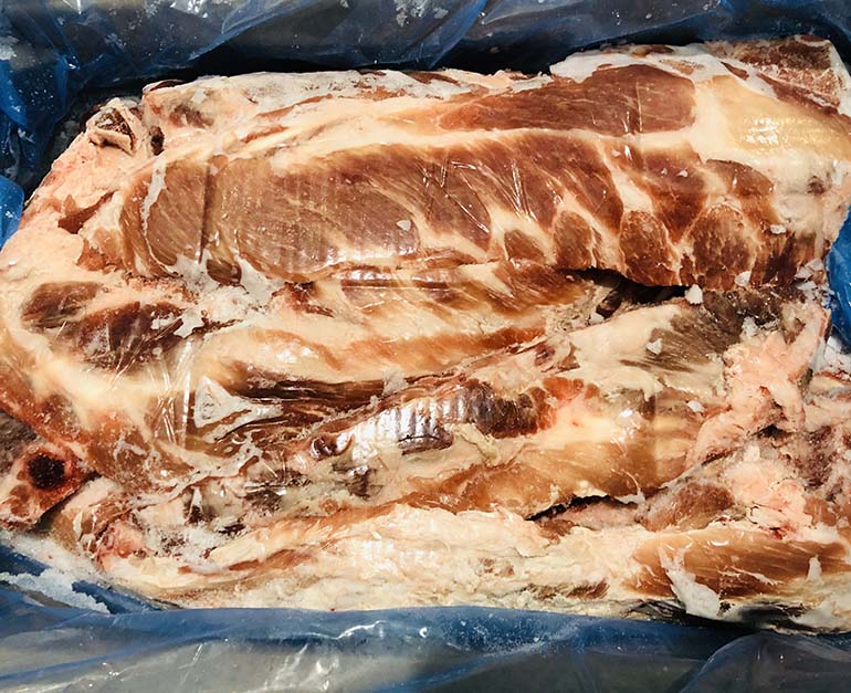 sườn sụn heo đông lạnh nhập khẩu ba lan