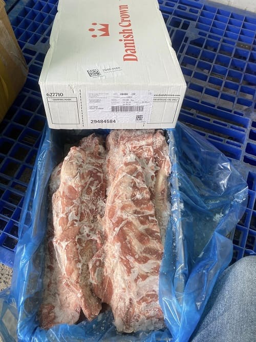 sườn bẹ heo đông lạnh nhập khẩu đức